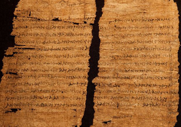 Papyrus, possibly with Cleopatra's handwriting